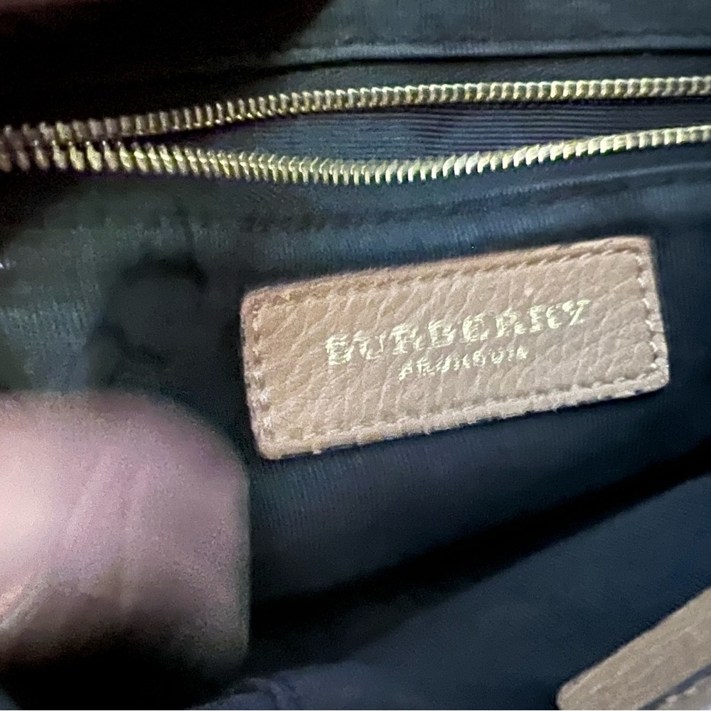 Burberry Brown Leather Satchel - Picture 6 of 10